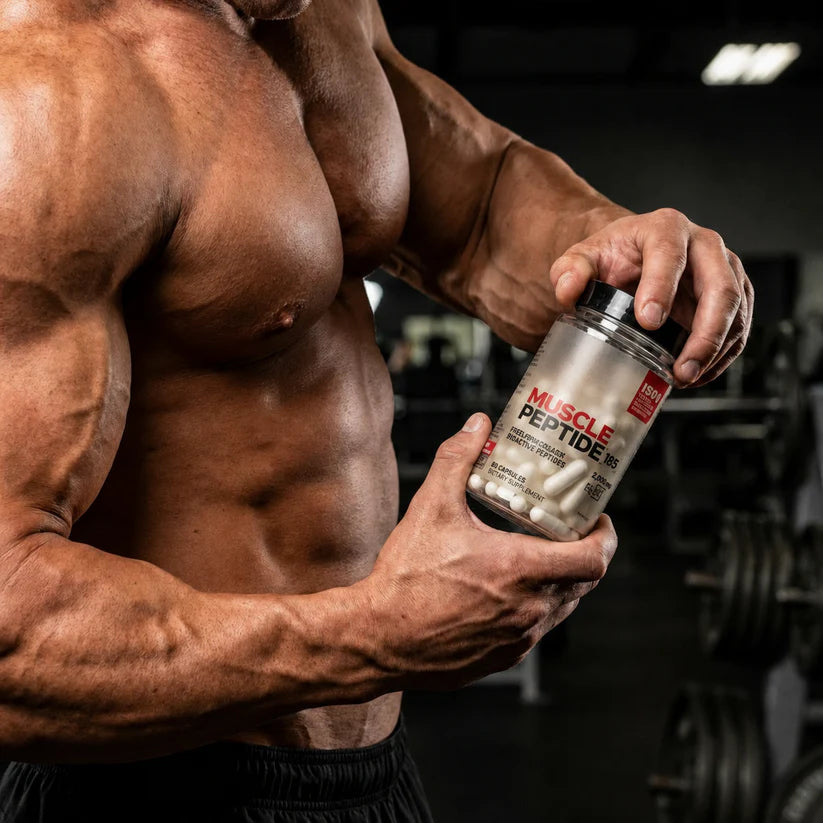 Muscle Peptide 185 Supplements Build Lean Muscle 3X Faster